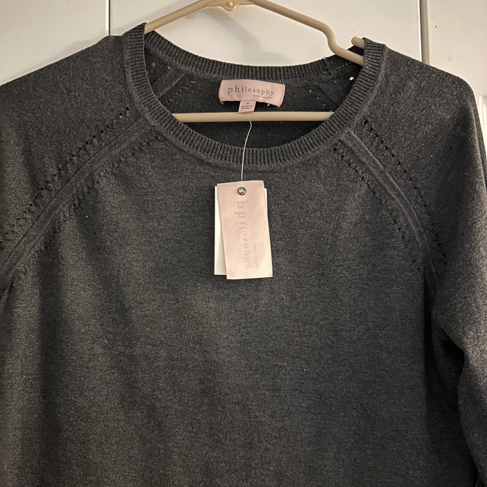 Gray Philosophy Sweater